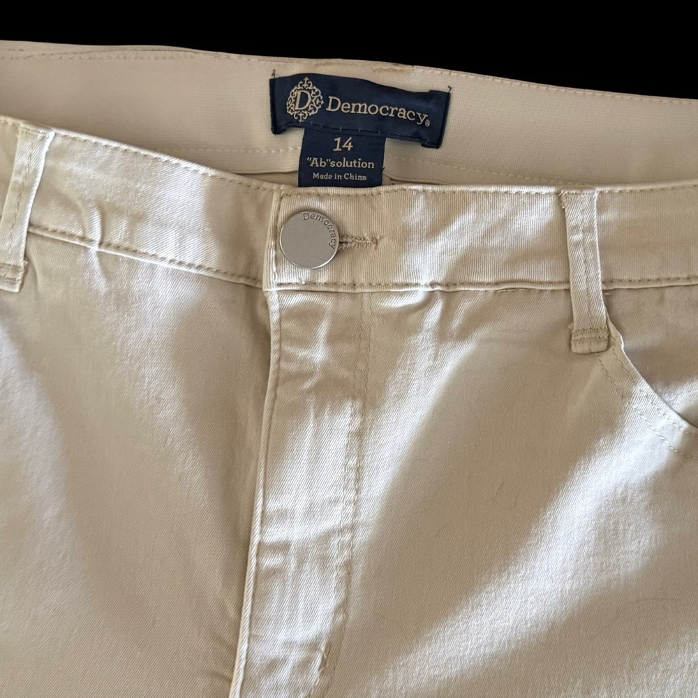 Democracy Ab-solution High Rise Boot Cut Tummy Control Jeans “Stone” - Size 14 - Picture 4 of 8